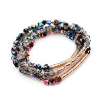 Quartz Bracelets, with Brass, Donut, plated, fashion jewelry & for woman & faceted 180*40*3mm 