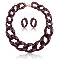 Акриловые ожерелье, Акрил, ювелирные изделия моды & конфеты стиль & Женский, Много цветов для выбора, 546*37*25mm, продается Strand