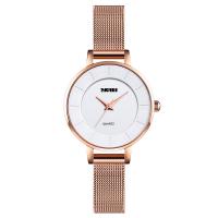 SKmei® Women Jewelry Watch, Stainless Steel, with Glass, Chinese movement, stainless steel watch band clasp, plated, Life water resistant & for woman 