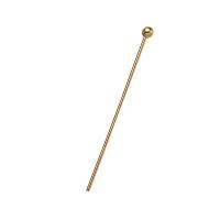 Brass Headpin, gold color plated, DIY 