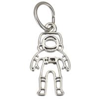 Bijoux pendentifs en Zinc alliage , alliage de zinc, astronaute, Placage, creux Environ 7.5mm, Vendu par PC