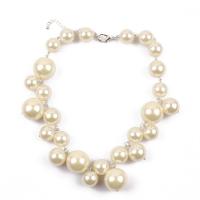 Collier de perles, plastique ABS, bijoux de mode & pour femme, 510mm .07 pouce, Vendu par brin