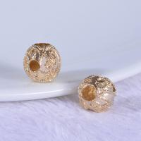 3 Holes Guru Beads, Brass, gold color plated, DIY Approx 3mm 