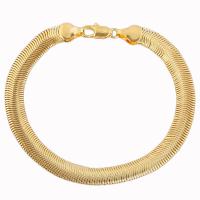 Brass Bracelets, fashion jewelry golden, 210mm 