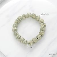 Lava Bead Bracelet, Round & fashion jewelry & for woman 10mm 