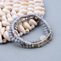 Gemstone Bracelets, Natural Stone, with Quartz, Round, polished, fashion jewelry & for woman 180*8*10mm 