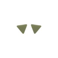 Zinc Alloy Stud Earring, Triangle, fashion jewelry & for woman 7mm 