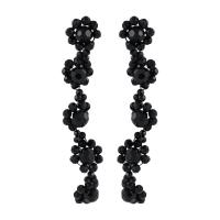 Crystal Jewelry Earring, Zinc Alloy, with Crystal, fashion jewelry & for woman 