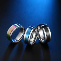 Titanium Steel Finger Ring, polished, fashion jewelry 