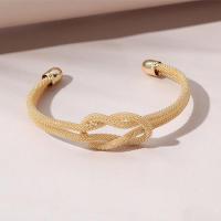 Zinc Alloy Cuff Bangle, gold color plated, for woman, Inner Approx 68mm 