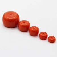 Perles de résine imitation de pierres précieuses, pilier, synthétique, DIY & normes différentes pour le choix, rouge, Vendu par PC