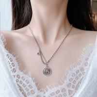 Zinc Alloy Necklace, fashion jewelry & for woman, 555mm 