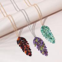 Акриловые ожерелье, Железо, с Акрил, Другое покрытие, Женский, Много цветов для выбора, длина:27.5 дюймовый, продается Strand