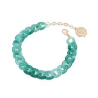 Acrylic Zinc Alloy Bracelets, with Zinc Alloy, plated, for woman .84 Inch 