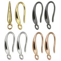 Brass Hook Earwire, plated, fashion jewelry & for woman 1mm Approx 1.5mm 