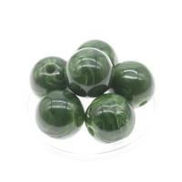 Acryl Schmuck Perlen, rund, unterschiedliche Farbe und Muster für die Wahl & DIY, keine, 17mm, Bohrung:ca. 3mm, 100PCs/Tasche, verkauft von Tasche
