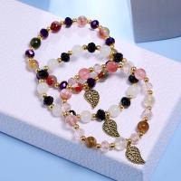 Crystal Bracelets, plated, fashion jewelry & for woman 17-18cm, Inner Approx 50mm 