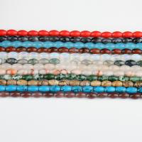 Mixed Gemstone Beads, Oval, polished, DIY  