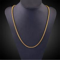 真鍮チェーンネックレス, 銅, ファッションジュエリー & 異なるサイズの選択, ゴールド, 売り手 ストランド