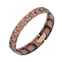 Titanium Steel Bracelet & Bangle, Donut, plated, fashion jewelry & Unisex & with magnetic, 14*220mm 