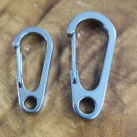 Stainless Steel Key Clasp, 304 Stainless Steel, plated, durable silver color 
