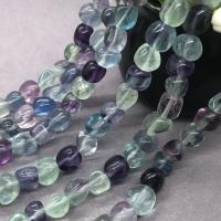 Fluorite Beads, Natural Fluorite, Round, polished, DIY multi-colored 