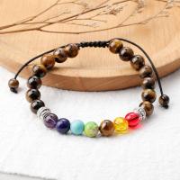 Gemstone Bracelets, Natural Stone, Round, polished, fashion jewelry & for woman, multi-colored, 8mm 