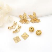 Composants de bijoux en laiton, Placage de couleur d'or, DIY & styles différents pour le choix    Vendu par PC