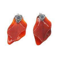 Mixed Agate Pendants, natural & DIY 65*34*6mm Approx 6mm 