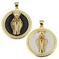 Cubic Zirconia Micro Pave Brass Pendant, plated, fashion jewelry & DIY & for woman & with cubic zirconia Approx 3.5mm 