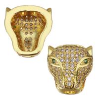 laiton amulette coulissante, Placage, bijoux de mode & DIY & pour femme & avec zircone cubique, doré Environ 2.5mm, Vendu par PC