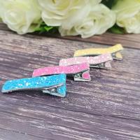 Alligator Hair Clip, Cloth, with Sequins & Iron, durable & for children 