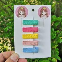 Alligator Hair Clip, Cloth, with Iron, durable & for children 