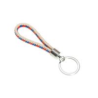 Zinc Alloy Key Chain Jewelry, with leather cord, Unisex 12cm 