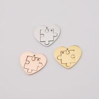 Stainless Steel Heart Pendants, polished & for woman & for couple 