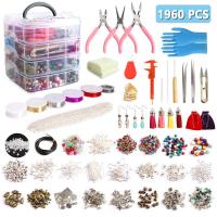 DIY Jewelry Finding Kit, Acrylic, with Crystal, plated, fashion jewelry & for woman 