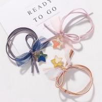 Ponytail Holder, Rubber Band, with Gauze, for woman 60mm 