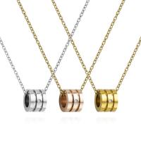 Stainless Steel Jewelry Necklace, fashion jewelry & Unisex & with rhinestone 460+50mmuff0c10mmuff0c7.5mm 