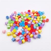 Gemischte Acryl Perlen Schmuck, DIY & Emaille, gemischte Farben, 6x8mm, 1000PCs/Tasche, verkauft von Tasche
