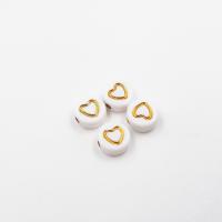 Émail acrylique perles, DIY & émail, blanc Vendu par lot