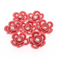 Flower Polymer Clay Beads, handmade & DIY 24*25*10mm Approx 1mm 