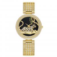 Bracelets de montre pour femmes, alliage de zinc, Placage, différentes couleurs et motifs pour le choix & imperméable, plus de couleurs à choisir, 38*11mm, Vendu par PC