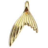 Brass Jewelry Pendants, Mermaid tail, plated, fashion jewelry & DIY & for woman, golden Approx 