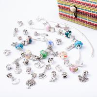 Set de perles Bracelet bricolage, alliage de zinc, Bracelet, Placage, bijoux de mode & DIY & normes différentes pour le choix & pour femme, Vendu par fixé