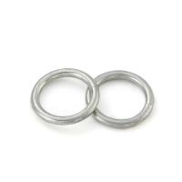 нержавеющая сталь Сумка Круг кольцо Пряжка, Кольцевая форма, Другое покрытие продается PC