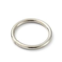 Stainless Steel Bag Circle Ring Buckle, Donut, plated 