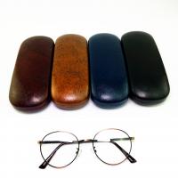 caja de gafas, fundición, con Cuero de PU, Portátil & Sostenible, Color aleatorio, 160x61x39mm, Vendido por UD