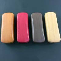Glasses Case, Iron, with PU Leather, portable & durable Random Color 