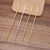 Hair Stick Findings, Brass, plated, DIY 139mm 
