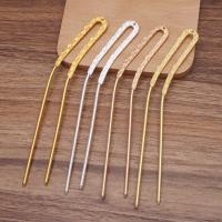 Hair Stick Findings, Zinc Alloy, plated, DIY 
